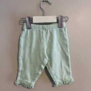 (3/$20) Carter's 3m Light blue Pants with Ruffle ankle hem Detail